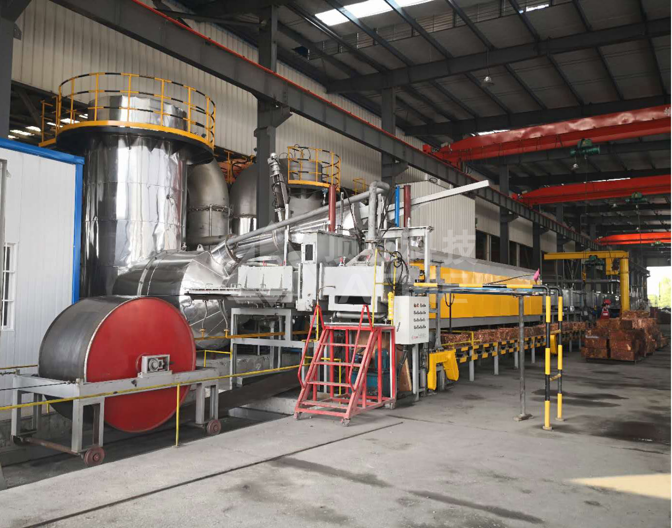 廢漆包線連續無氧熱解成套裝備 廢漆包線連續無氧熱解成套裝備