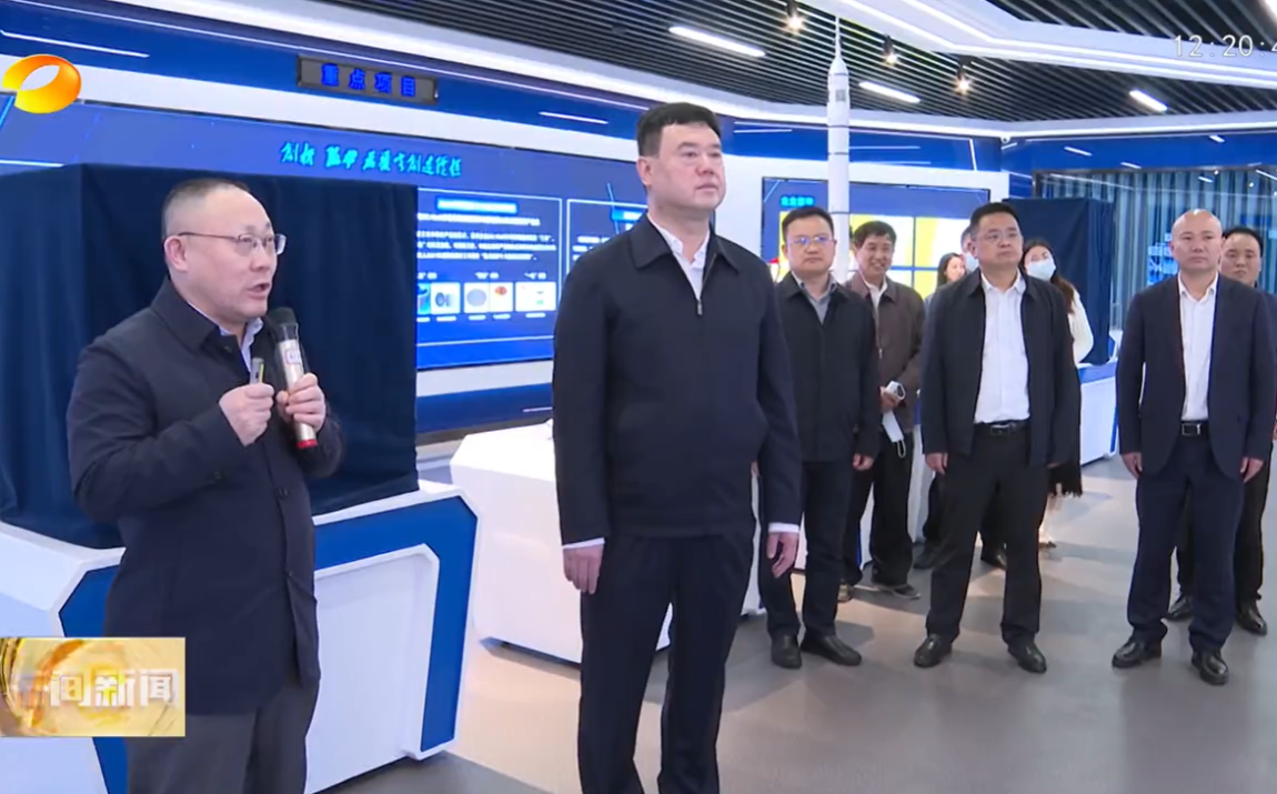 湖南省委政法委書記魏建鋒調研頂立科技